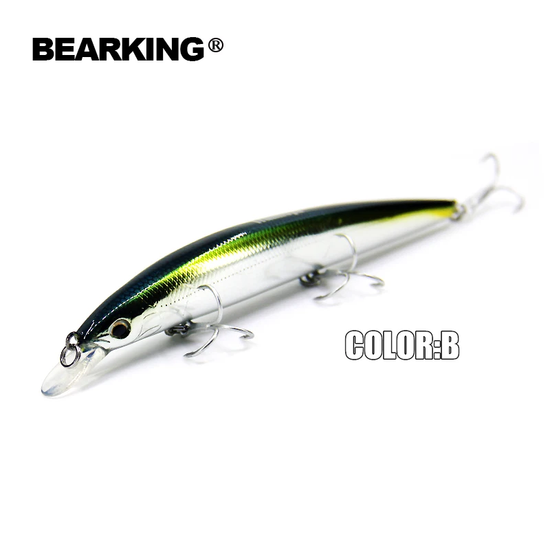 Популярная модель 2017 воблеры для рыбной ловли Bearking 13 см 14 8 г 5 шт./лот приманка