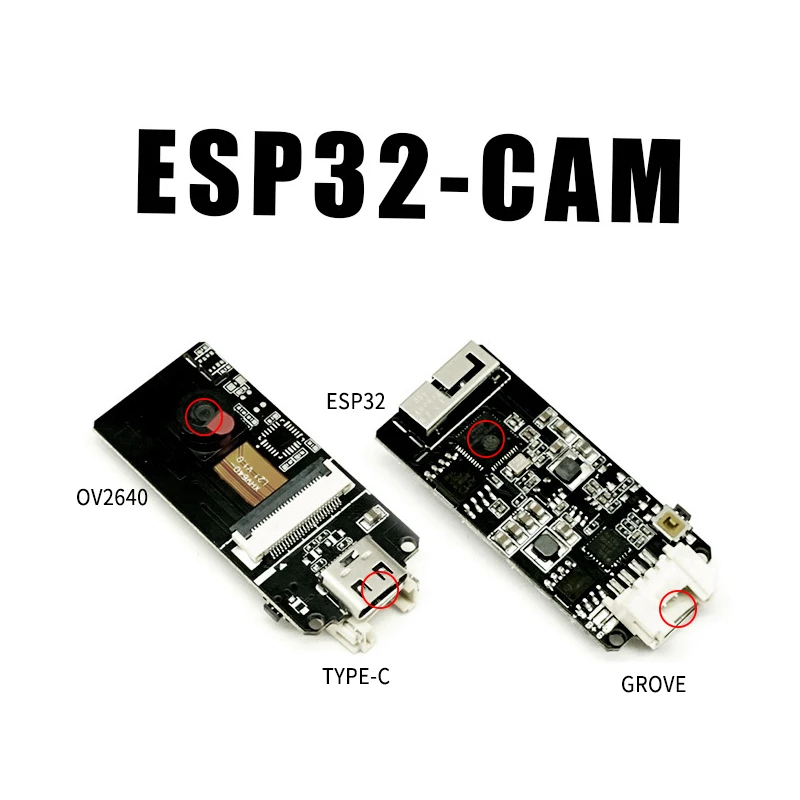 ESP32-CAM OV2640 Sensor Camera Module Type-C USB Development Board ...