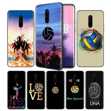 Volleyball Sports Soft Black Silicone Case Cover for OnePlus 6 6T 7 Pro 5G Ultra-thin TPU Phone Back Protective