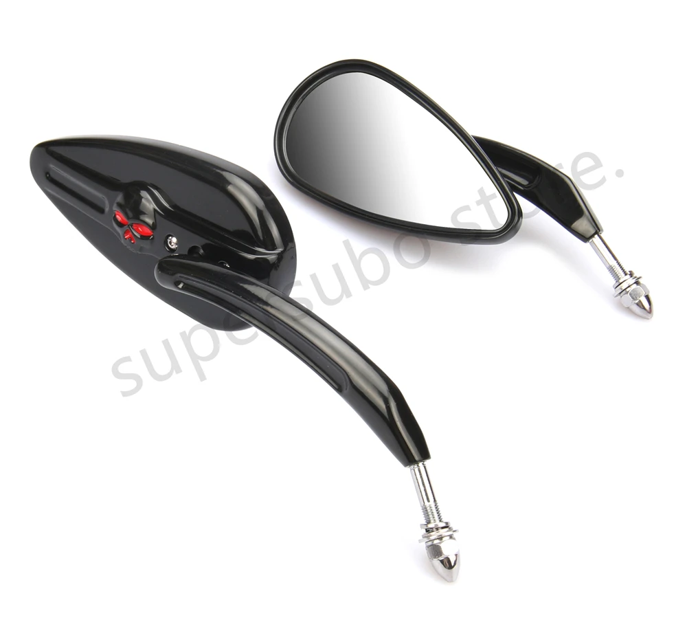 Aluminum-skull-Mirrors-For-Harley-street-glide-mirrors-road-king-side-view-mirrors-softail-fatboy-mirrors (2)
