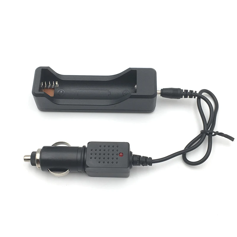 Zk50 автомобильное зарядное устройство Настоящее стандартное зарядное устройство перезаряжаемый аккумулятор фонарик Автомобильное зарядное устройство 18650 зарядное устройство