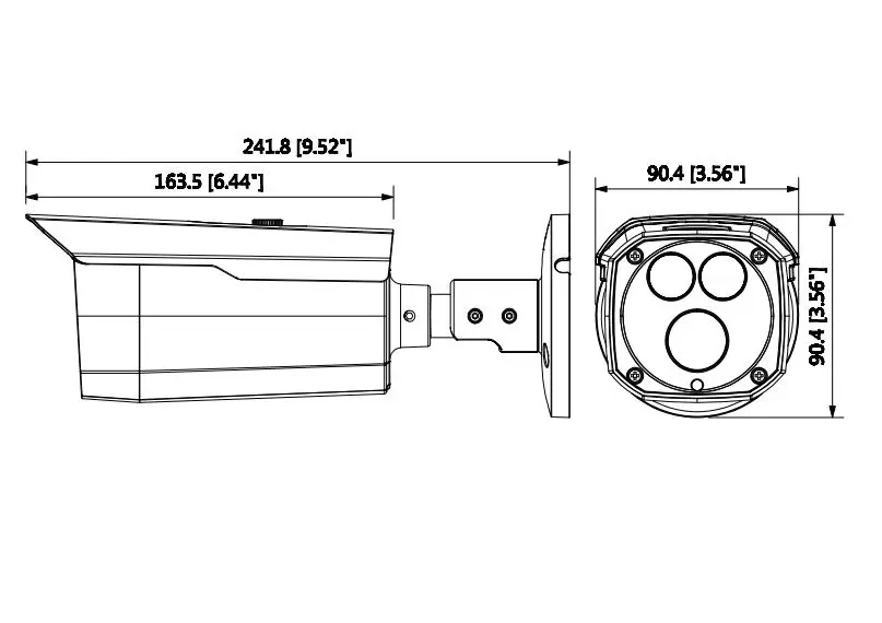 Dahua HAC-HFW1200DP CVI камера 2MP HDCVI IR Bullet камера IP67 IR длина 80 м hac-hfw1200d cctv камера с логотипом аналог камеры