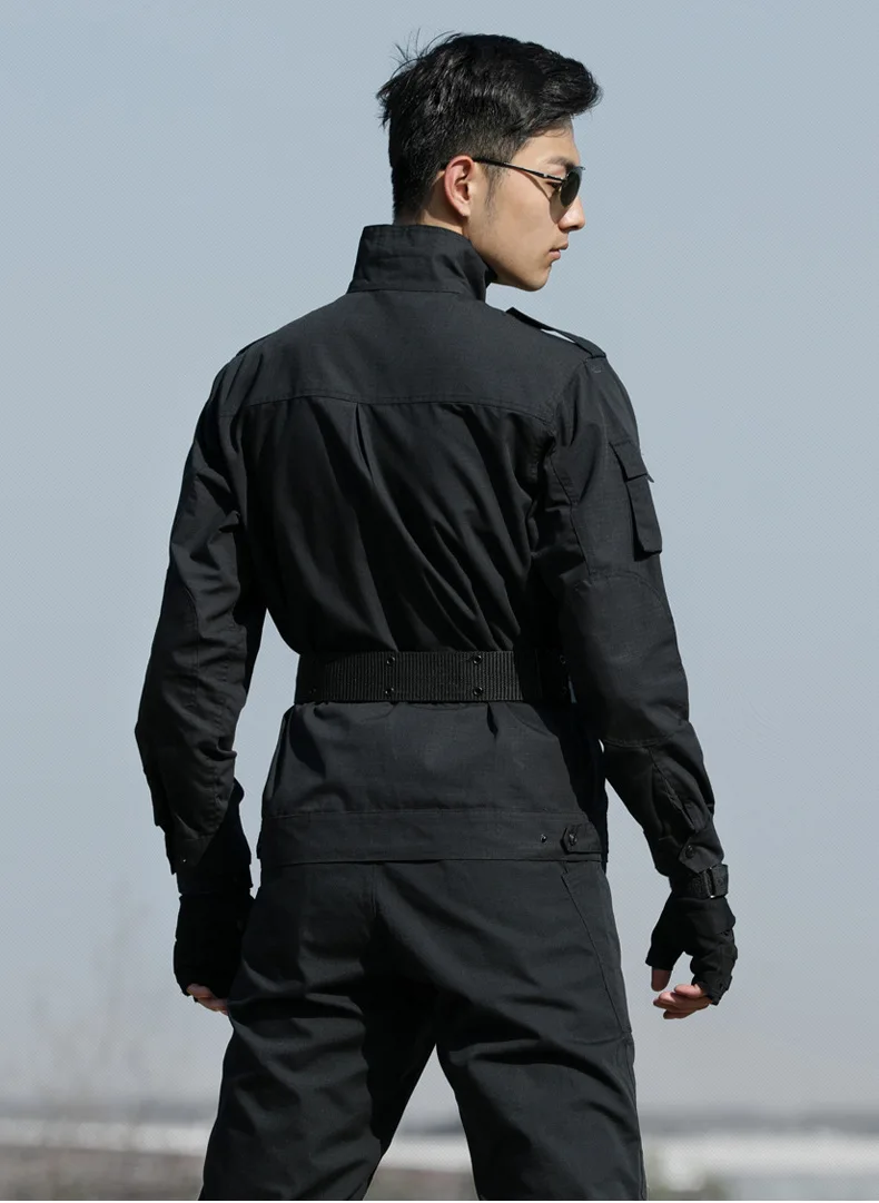 Новинка, черная тактическая камуфляжная военная форма, костюм для мужчин, одежда для армии США CS, военная Боевая куртка+ брюки-карго