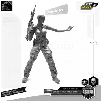 

1/35 The New Version of Resin Soldier Woman Soldier U.S. Army Women Special Forces Beauty Sii-02