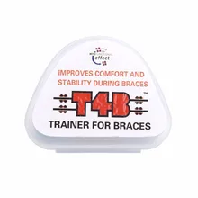 Горячая Распродажа T4B стоматологический зуб ортодонтический бытовой Тренер выравнивание брекеты мундштук для зубов прямой/выравнивание