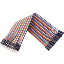 40P Цвет DuPont линия макетная плата разъем длина кабеля 20 см мужчин и женщин горячая распродажа
