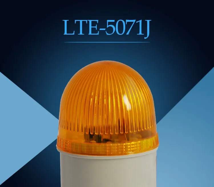 LTE-5071J мигающий светодиод Предупреждение светильник сигнализации DC12V/24 V AC220V аварийного сигнала лампа со звуковым сигналом 90dB Маяк мини-светильник