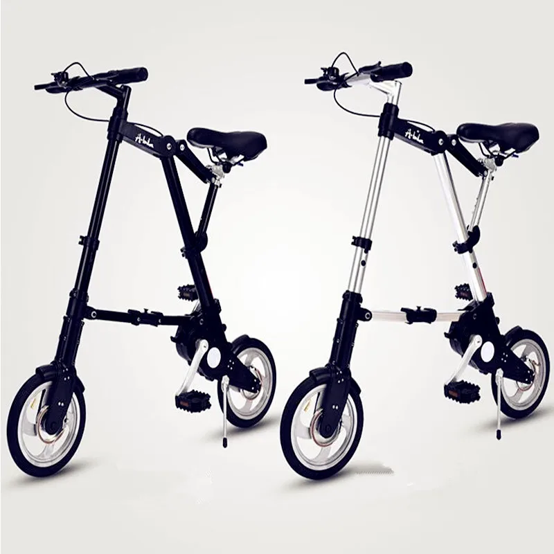 Factory direct sale 10-inch latest upgrade mini ultra light folding bicycle aluminum portable mountain bike