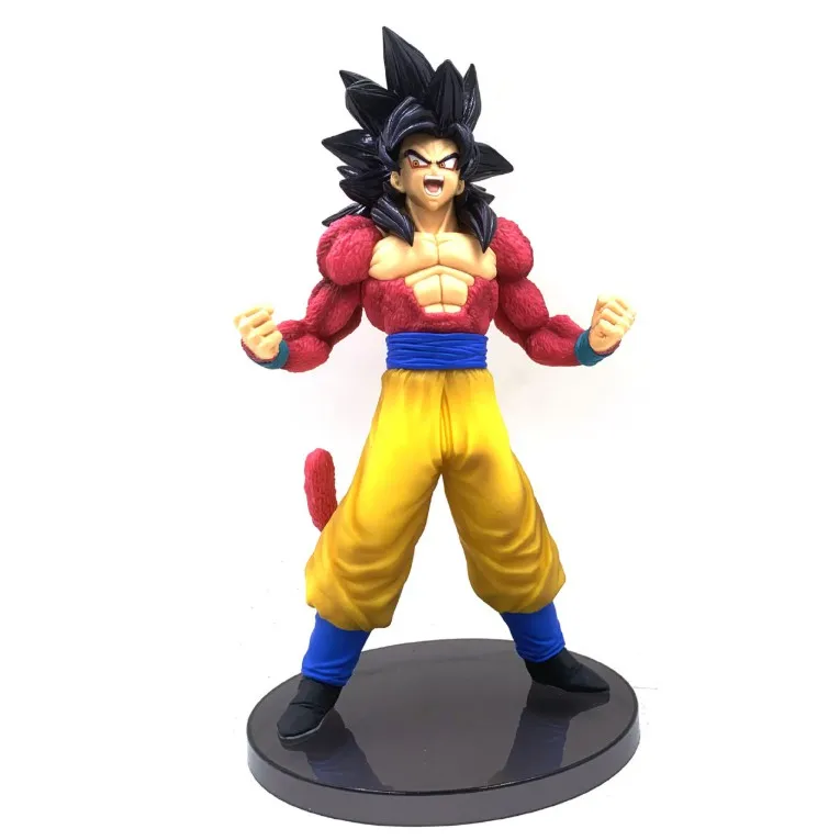 

2019 Anime Dragon Ball Son GoKu Black hair blood Super SaiYan 4 GoKu PVC Action Figures Collectible Model Christmas Toys Gift