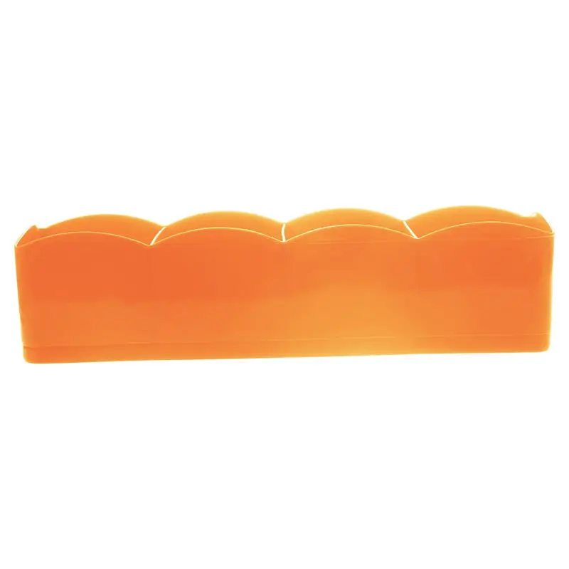 New-4 underwear socks ties lingerie Drawer Closet Organizer Plastic Storage Box Orange