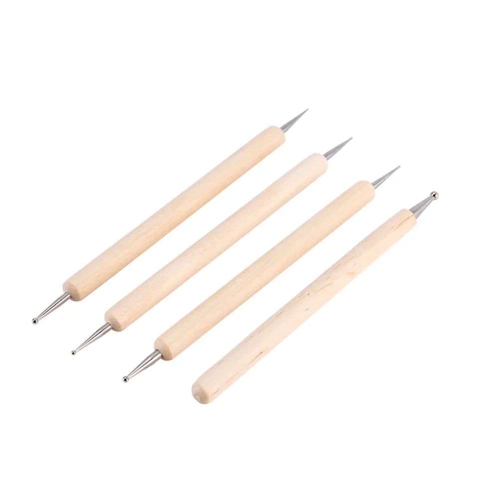 

Ceramic Clay Sale Pack of 4 Ball Stylu Polymer Clay Pottery Ceramics Sculpting Modeling Little Figurines Sculpture Tool Bump Pen