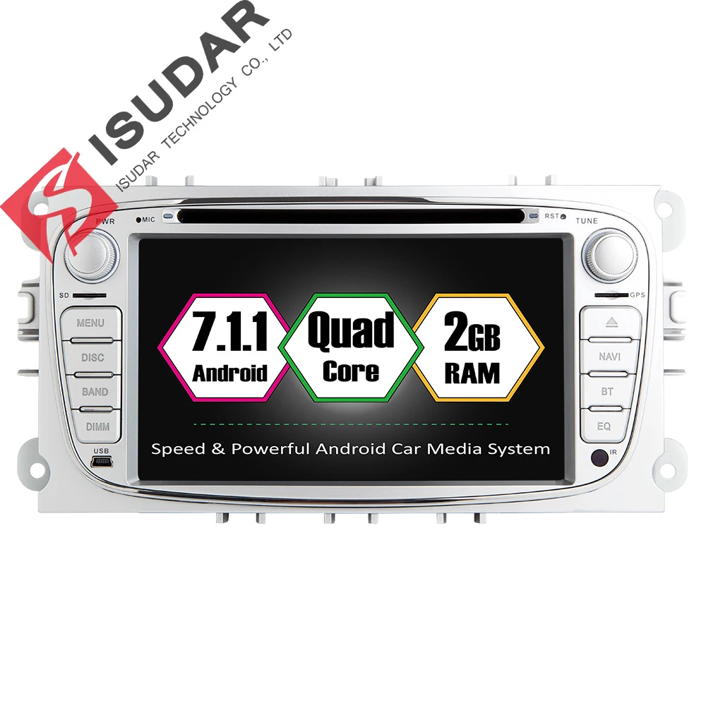 imágenes para Ventas al por mayor! dos Din 7 Pulgadas Reproductor de DVD Del Coche del Androide 7.1 Para FORD/Focus/S-MAX/Mondeo/C-MAX/Galaxy Wifi GPS de Navegación de Radio USB imágenes para Ventas al por mayor! dos Din 7 Pulgadas Reproductor de DVD Del Coche del Androide 7.1 Para FORD/Focus/S-MAX/Mondeo/C-MAX/Galaxy Wifi GPS de Navegación de Radio USB