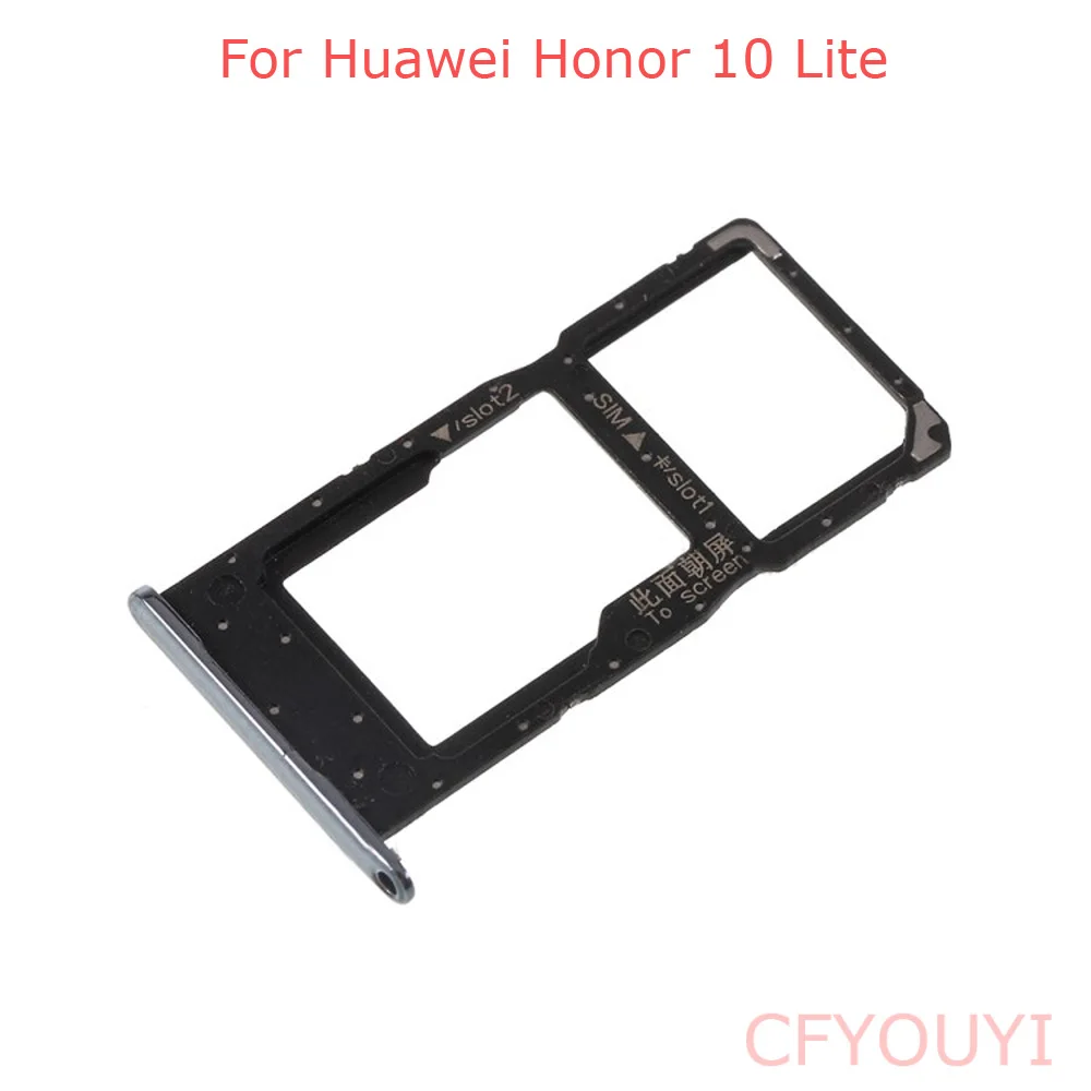 

10 шт./лот для Huawei Honor 10 Lite SIM-карты лоток держатель Слот адаптер гнезда
