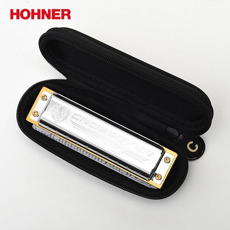 Hohner морская полоса кроссовер с 10 отверстиями диатоническая Губная гармошка