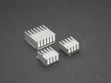 3pcs + Adhesive Raspberry Pi 3 Heatsink Cooler Pure Aluminum Heat Sink Set Kit Radiator For Cooling Raspberry Pi 2 B