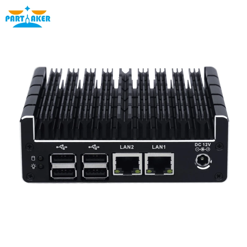 C4 безвентиляторный мини ПК Поддержка AES NI брандмауэра PFsense Intel Celeron J3060/J3160 с 4 * LAN 1 COM