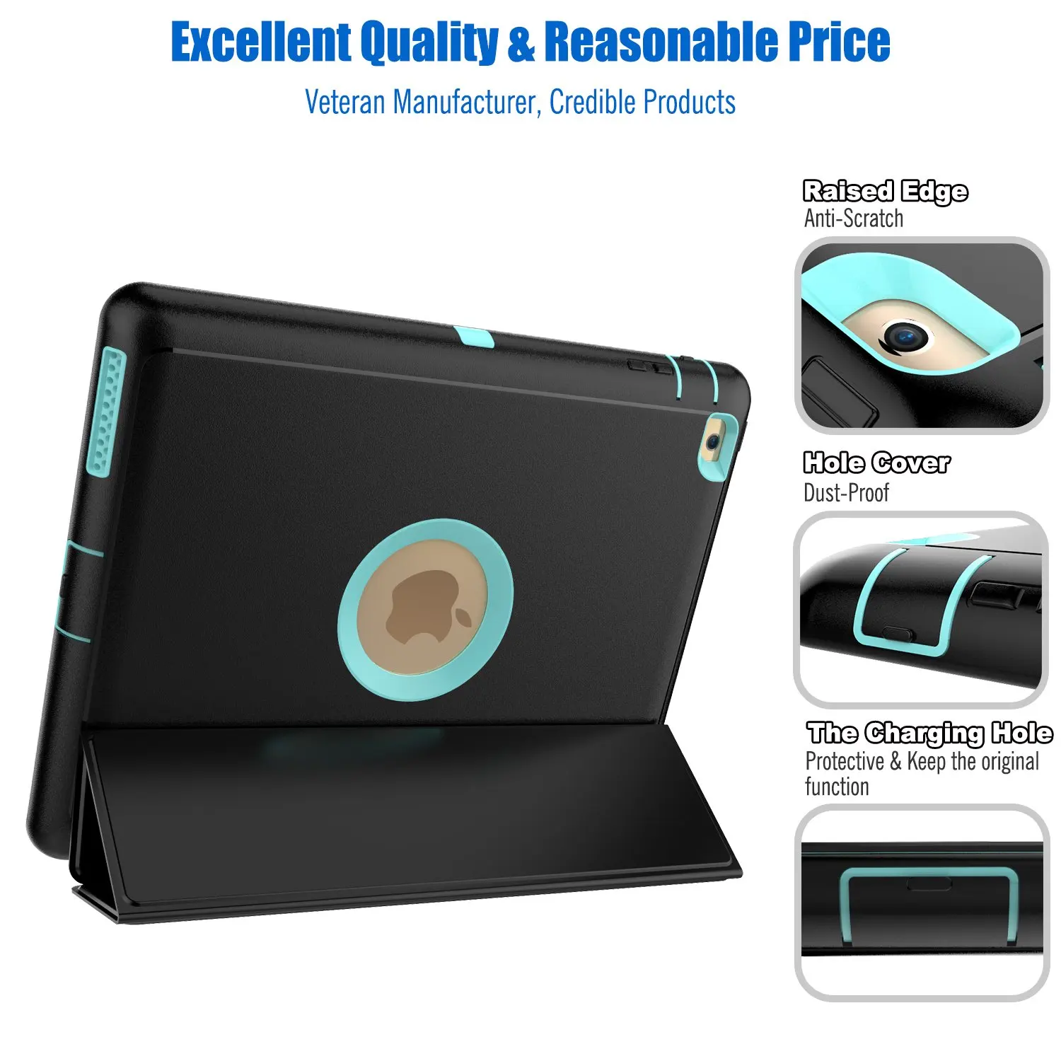 Защитный чехол подставка для iPad 9 7 &quot(2017/2018) Retina Kids Safe Armor противоударный