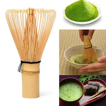 

64 Matcha Green Tea Powder Whisk Matcha Bamboo Whisk Bamboo Chasen Useful Brush Tools Kitchen Accessories
