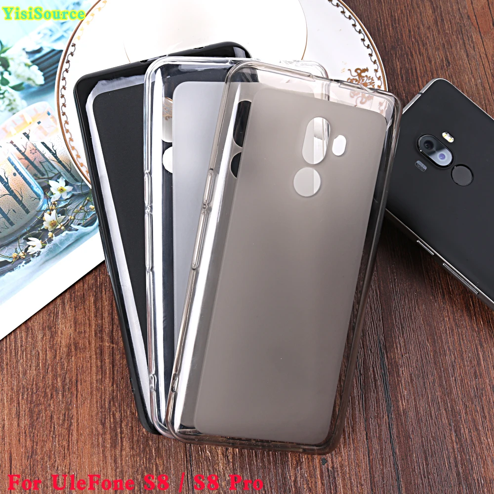 

YisiSource for Ulefone S8 Case Soft Silicone High Quality Protective Back Cover for Ulefone S8 Pro Phone Coque Fundas 5.3''