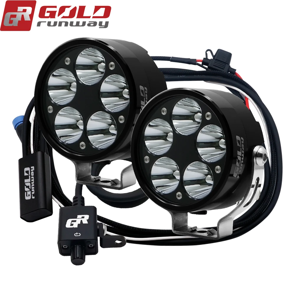 

GOLDRUNWAY GR-50X Waterproof IP68 50W U3 Spot motorcycle led strobe light kit