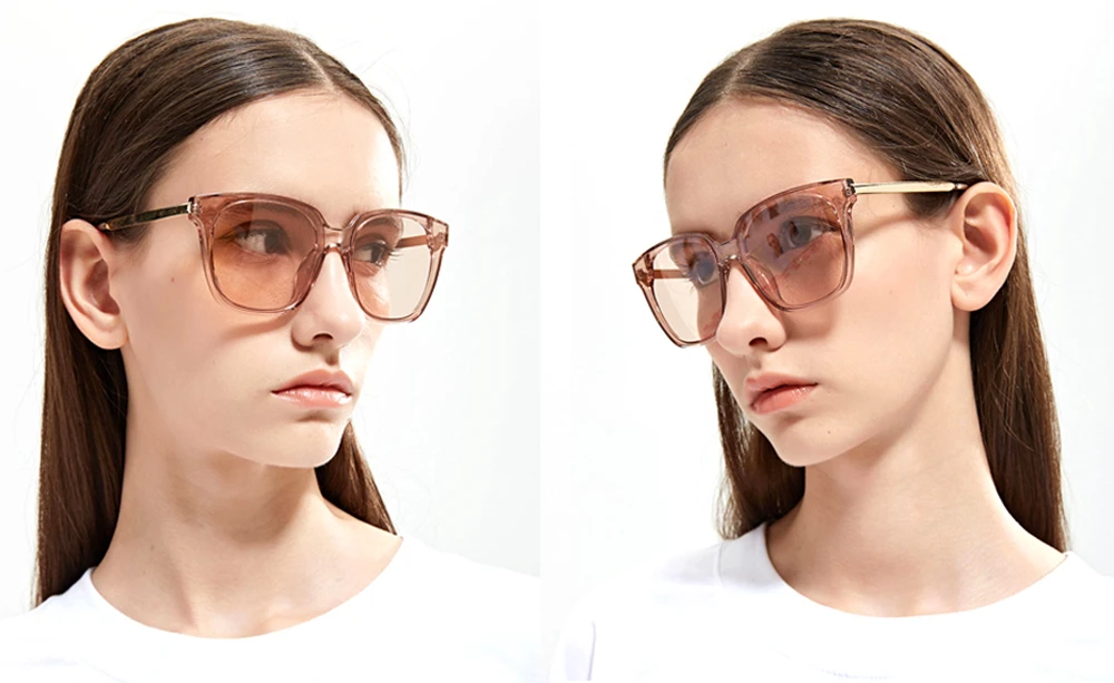 VIVIBEE, большая оправа, женские прямоугольные солнцезащитные очки, негабаритные, прозрачные, винтажные, 90 s, летние, солнцезащитные очки, UV 400,, трендовые товары