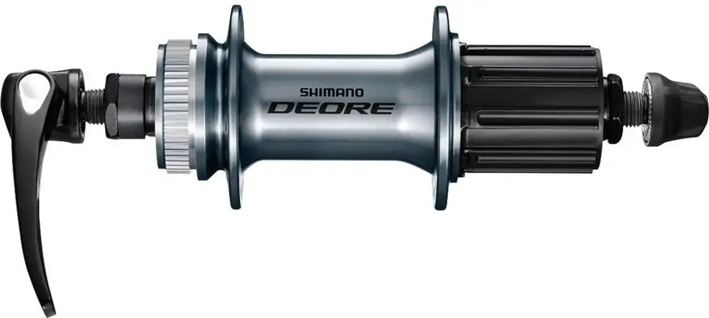 Shimano Deore велосипедов FH-M6000 32 h 10-Скорость Centerlock велосипед сзади диск концентратор черный/серебристый - Цвет: 32H Silver