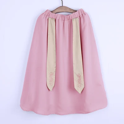 pink skirt Hanfu платье в традиционном китайском стиле Тан древний костюм Фея Hanfu классический ребенок девочек для традиционного китайского танца костюмы DQS1436 - Цвет: pink skirt