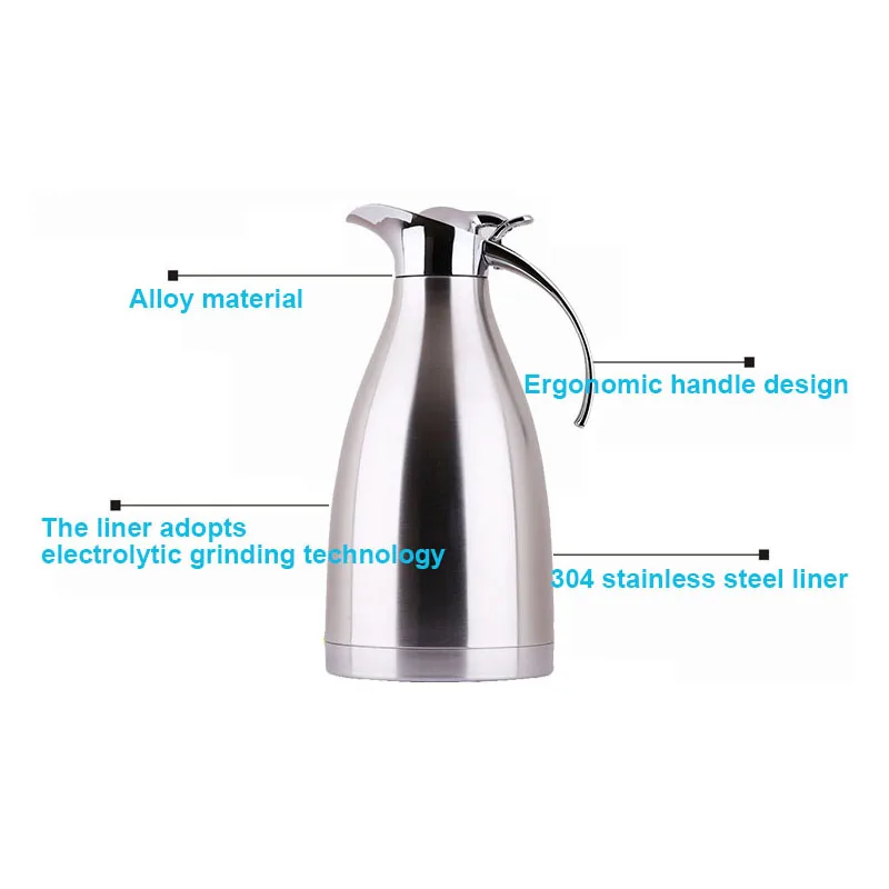 Professional liquid nitrogen kettle pot tank 1.5L 2L cold resistant for minus 196 degree