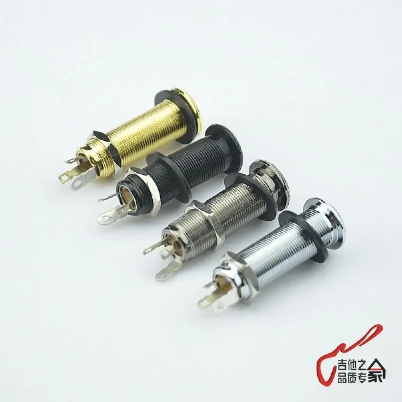 

1 Piece GuitarFamily Stereo Long Threaded Output Jack for Electric Guitar Bass ( #0397 ) MADE IN KOREA
