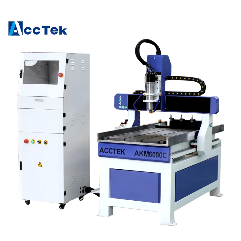 Квадратные рельсы atc cnc маршрутизатор 6090 для древесины алюминия