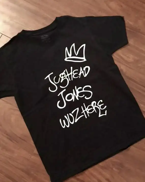 Jughead Jones Wuz Here футболка с графикой повседневные рубашки были здесь archie забавные