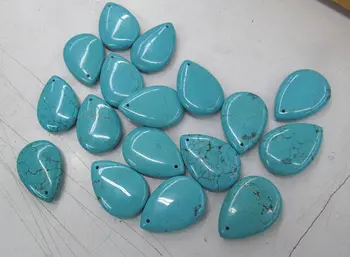 

wholesale 6pcs 20-60mm(2.4inch) Turquoise Gemstone High Quality Teardrop drop peach Turquoise Stone blue white turqouise Pendant