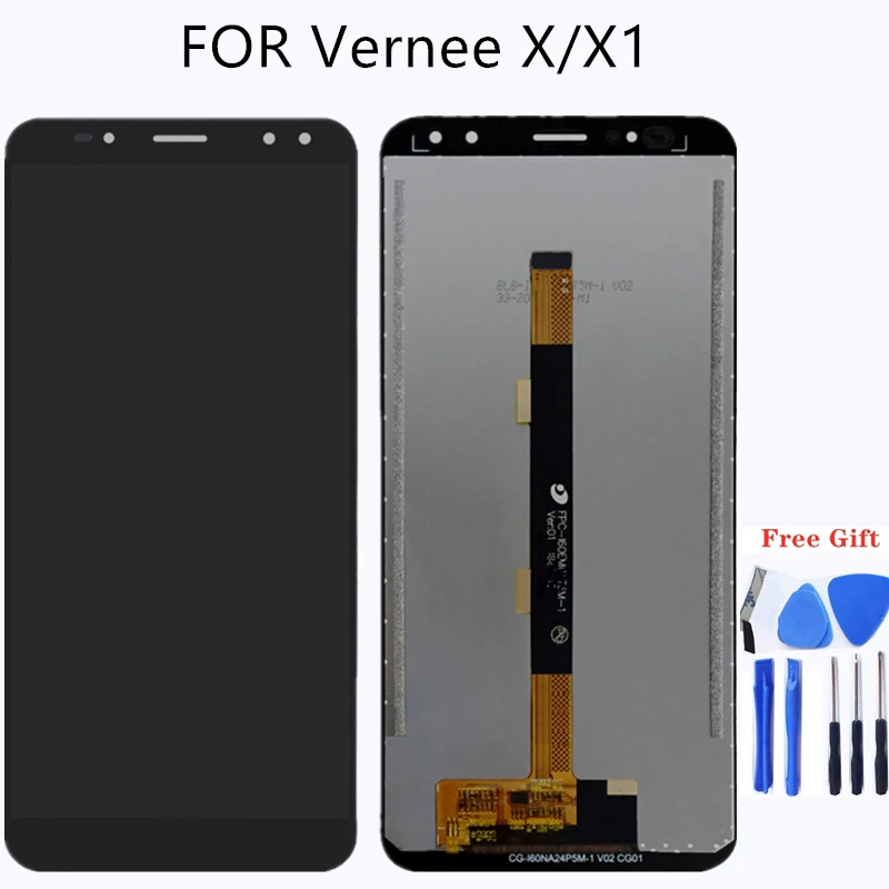 6 0-дюймовый Оригинальный дисплей для Vernee X X1 ЖК-дисплей кодирующий