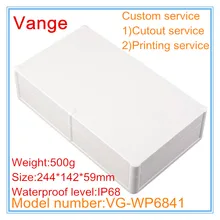 1 шт./лот IP68 Водонепроницаемый инжекторный чехол ABS Пластиковая распределительная коробка для электронного проекта под водой 244*142*59 мм