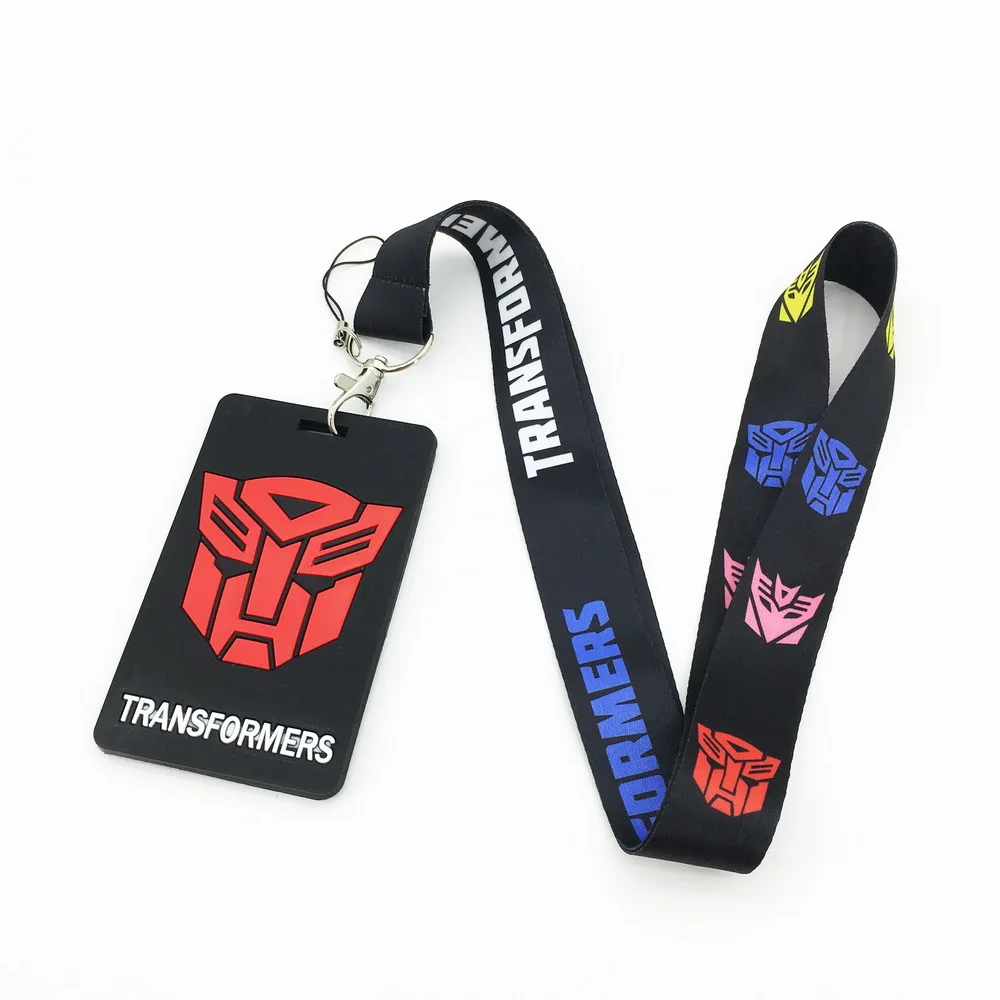 Трансформер Autobot Decepticon мягкие держатели для карт Glu банковские карты ремешок на
