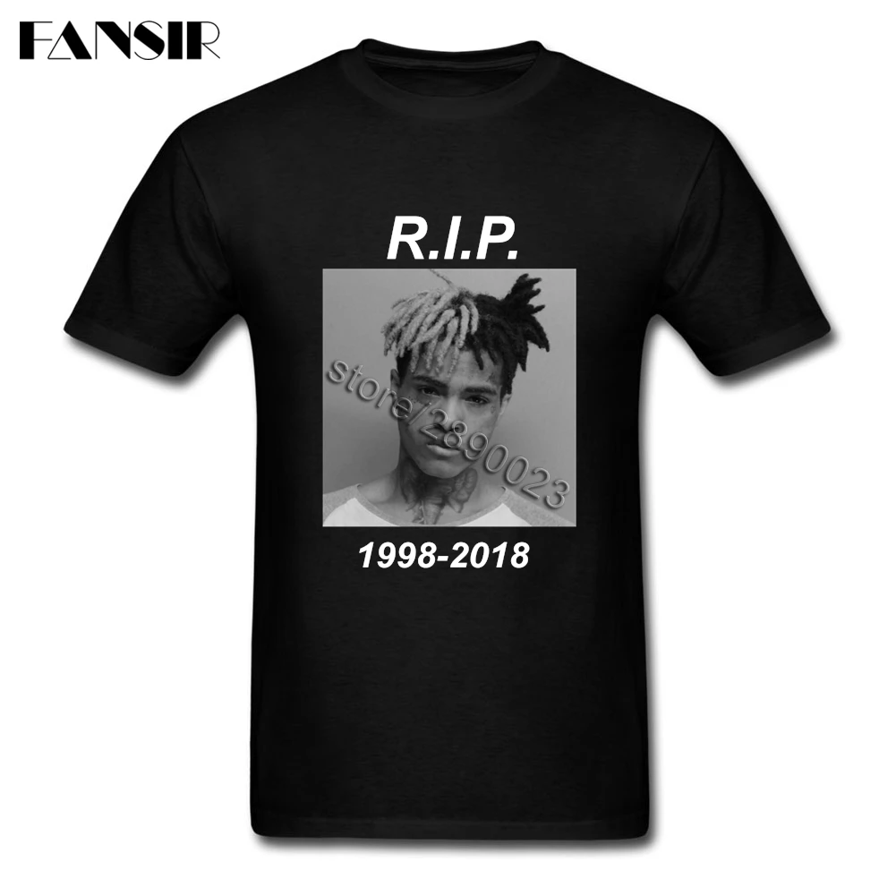 Мужские футболки Geek RIP XXXTentacion футболка из чистого хлопка с коротким рукавом и