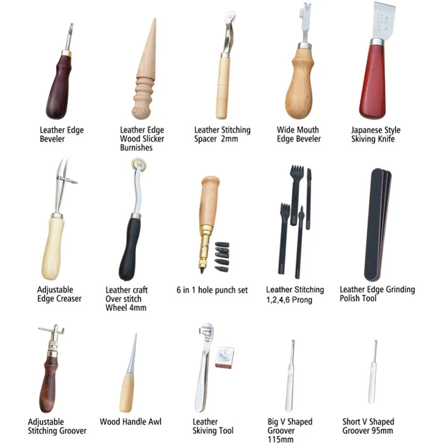 Leather Craft Tools Set Professional  Professional Leather Craft Tools Kit  - Leather - Aliexpress