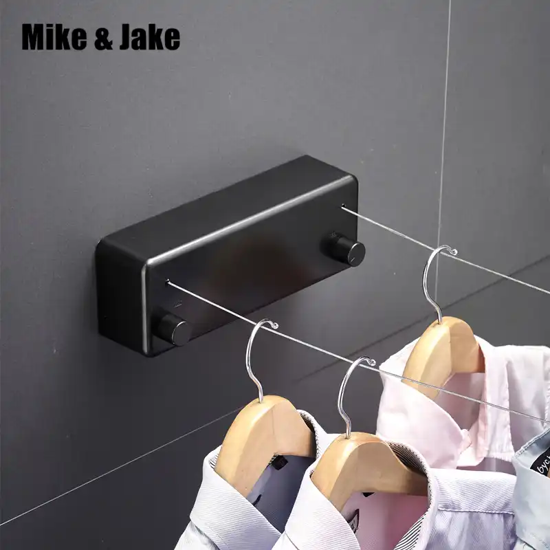 Home Indoor Cloth Hanger Wall Robe Cloth Holder Shrink Cloth Racks Bathroom Hotel Cloth Shelf Racks Bathroom Accessory Bathroom Shelves Aliexpress