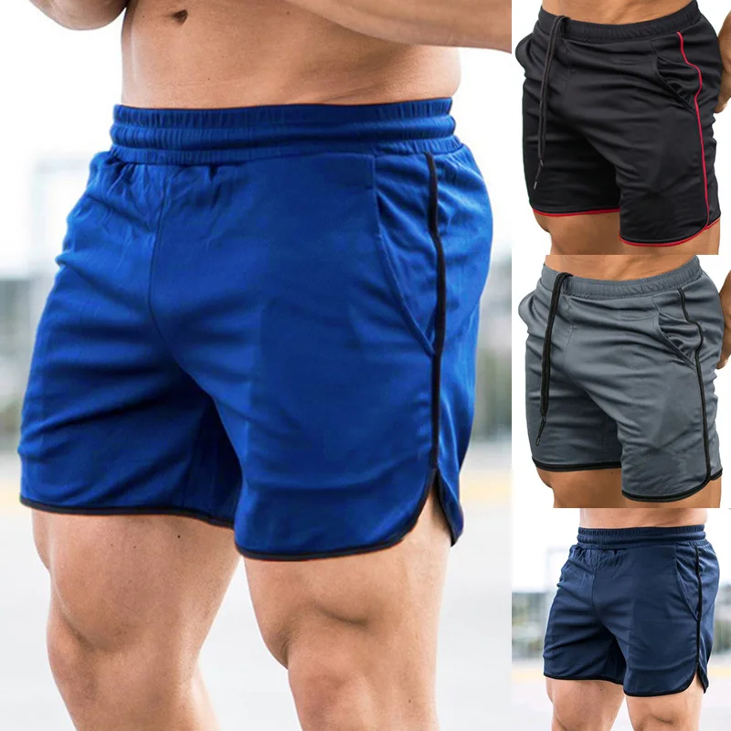 Мужские спортивные шорты, быстросохнущие, дышащие, впитывающие пот, свободные, повседневные шорты TY66