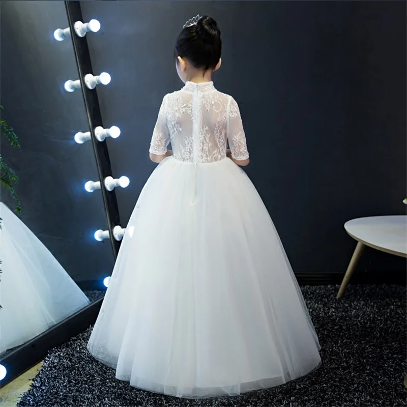 Nova chegada vestidos da menina de flor