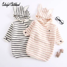 Двухцветное Полосатое одеяло для новорожденного детское одеяло для сна детский конверт коляска для малышей спальный мешок