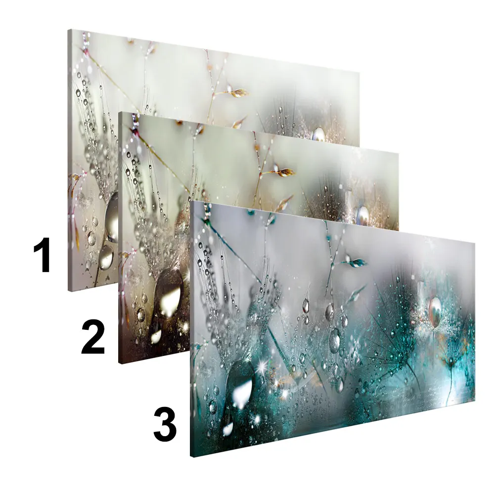 

Canvas Print Painting Wall Art Dew Beads Dandelion Unframed Home Decor TT-best