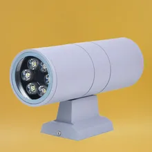 90*260 мм вверх и вниз 12 Вт открытый настенный светильник LED 2*6 Вт Двор Улица IP65 водонепроницаемый сад во внутреннем дворике коридор вел настенный светильник