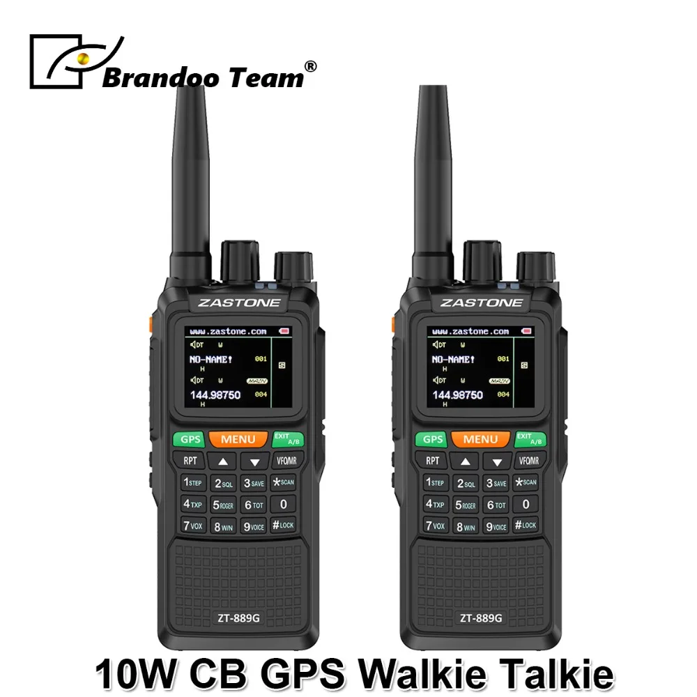 

2PCS Portable Two Way Radio 5km-10km UHF/VHF 10W High Power 999CH 3000mAh Walkie Talkie Ham Radio Communicator Free shipping