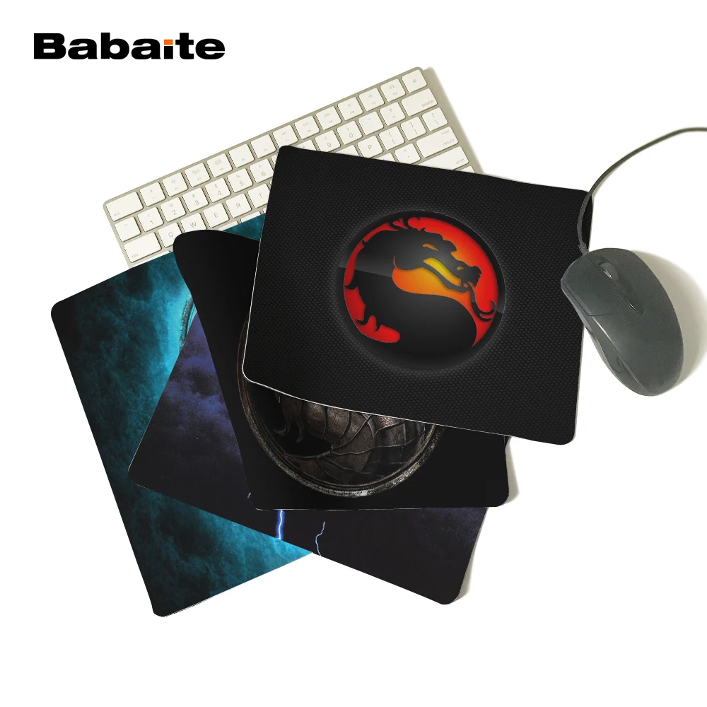 Babaite Новый 2017 Mortal Kombat логотип коврик для мыши ноутбука компьютерный игровой