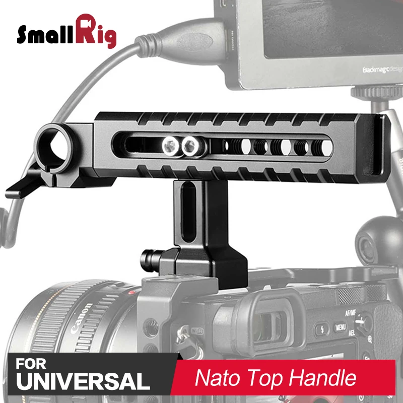 

SmallRig Quick Release Camera Top Handle Accessory Kit With 15mm Rod Clamp For Monitor Support Nato Handle For Sony Cage 2027