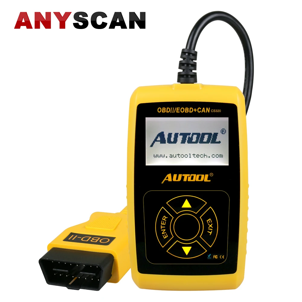 

Auto Diagnostic Scanner AUTOOL CS320 OBD/EOBD Engine Fault Code Reader Car Diagnosis Scan Automotive Tool Exceed AUTEL AL319