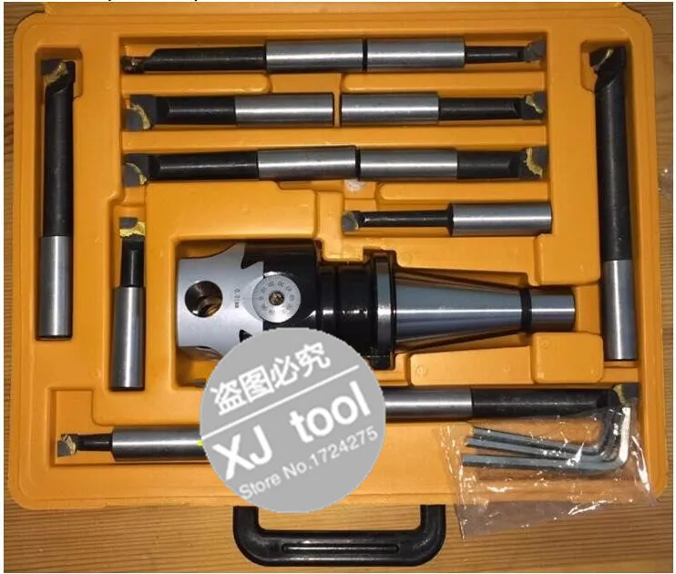NT30/ISO30 конус F1-18 75 мм Расточная головка с хвостовиком и 12 шт. 18 расточные стержни