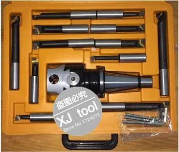 Buy NT30/ISO30 Taper, F1-18 75mm Boring Head With NT30/ISO30 Shank And 12pcs 18mm Boring Bars, Boring Head Set, F1 Boring Head