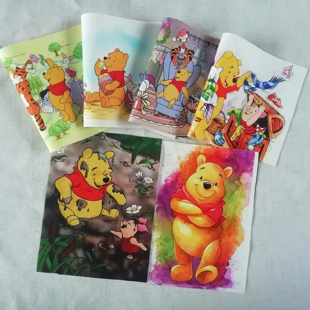 ZENGIA Bear DIY Ручная крашенная ткань холст позиционирование хлопок нашивки украшение